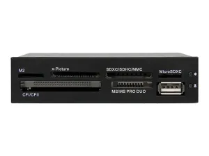 StarTech .com Lecteur de cartes mémoire interne de 3,5 pouces avec port USB 2.0 - miniature 1