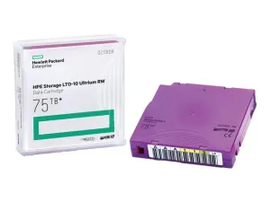 HPE Storage LTO-10 Ultrium RW Non Custom Labeled Data Cartridge with Case - miniature 3