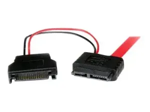 StarTech .com Câble adaptateur de 50 cm Slimline SATA femelle vers SATA avec alimentation SATA - miniature 1