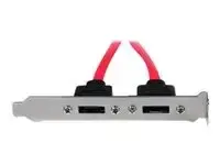 StarTech .com Support 2 SATA vers 2 Ports eSATA - miniature 2