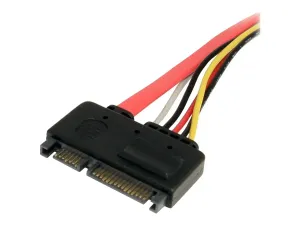 StarTech .com Cable d'extension pour donnees et alimentation SATA 22 broches 30 cm - miniature 4