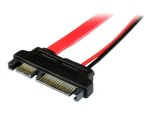 StarTech .com Adaptateur SATA Slimline de 15 cm vers SATA avec alimentation - miniature 3