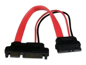StarTech .com Adaptateur SATA Slimline de 15 cm vers SATA avec alimentation - miniature 1