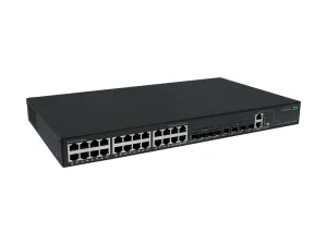 HPE Networking Comware 5150L 24p 10M/100M/1G PoE+ 4p SFP 1G Combo 4p SFP+ 1G/10G 405W - miniature 5