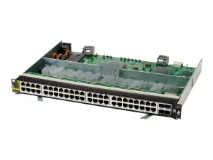 HPE Aruba 6400 48-port HPE Smart Rate 1/2.5/5GbE Class 6 PoE and 4-port SFP56 v2 Module - miniature 5