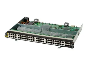 HPE Aruba 6400 48-port HPE Smart Rate 1/2.5/5GbE Class 6 PoE and 4-port SFP56 v2 Module - miniature 1