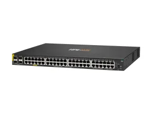 HPE Aruba 6100 48G Class4 PoE 4SFP+ 370W Switch - miniature 2
