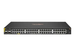 HPE Aruba 6100 48G Class4 PoE 4SFP+ 370W Switch - miniature 1