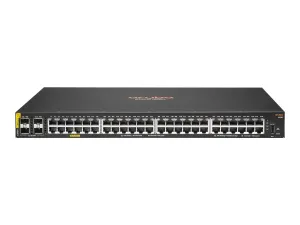 HPE Aruba 6100 48G Class4 PoE 4SFP+ 370W Switch - miniature 3