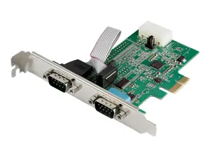 Startech Carte adaptateur PCIe serie RS232 - miniature 2