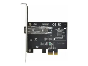 Startech Carte Réseau GbE SFP à 1 Port, Fibre PCIe 2.1 Ethernet NIC - miniature 1