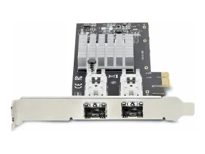 Startech Carte Réseau GbE SFP 2 Port, Fibre Optique PCIe Ethernet NIC - miniature 2