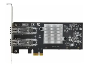 Startech Carte Réseau GbE SFP 2 Port, Fibre Optique PCIe Ethernet NIC - miniature 1