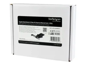 StarTech .com Carte réseau PCI Express à 1 port fibre optique Gigabit Ethernet Multimode SC - miniature 3
