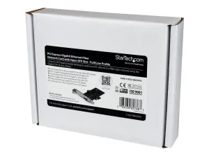 StarTech .com Carte réseau PCI Express à 1 port fibre optique Gigabit Ethernet avec SFP ouvert - miniature 3