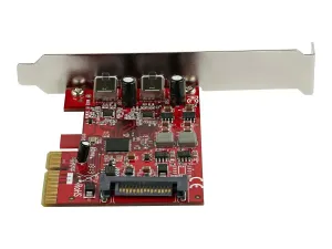 Startech Carte PCI Express USB 3.1 à 2 ports USB-C - miniature 1