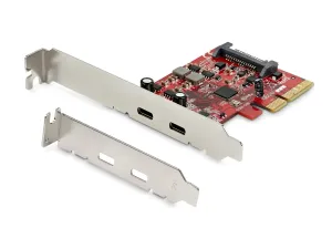 Startech Carte PCI Express USB 3.1 à 2 ports USB-C - miniature 2