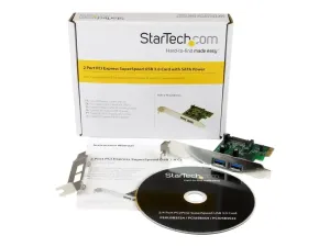 Startech Carte Contrôleur PCI Express (PCIe) vers 2 ports USB 3.0 avec UASP - miniature 3
