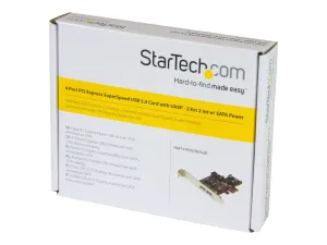 StarTech .com Carte contrôleur PCI Express à 4 ports USB 3.0 - miniature 5