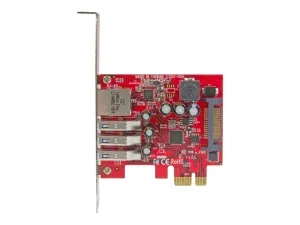 StarTech .com Carte PCI Express à 3 ports USB 3.0 et 1 port Gigabit Ethernet avec UASP - miniature 4