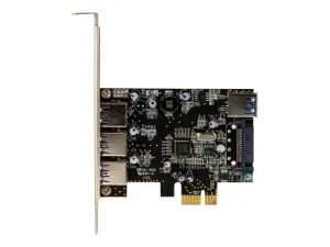 StarTech .com Carte contrôleur PCI Express à 4 ports USB 3.0 - miniature 1