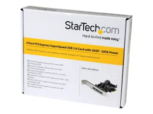 StarTech .com Carte contrôleur PCI Express à 4 ports USB 3.0 - miniature 4