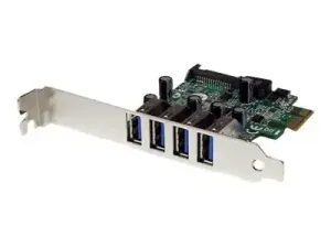 Startech Carte contrôleur PCI Express à 4 ports USB 3.0 SuperSpeed - miniature 1