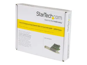 StarTech .com Carte contrôleur PCI Express à 7 ports USB 3.0 - miniature 5