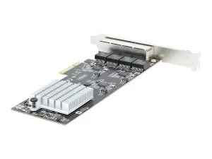 Startech Carte Réseau PCIe à 4 Ports 2,5 Gbps NBASE-T, Intel I225-V - miniature 4