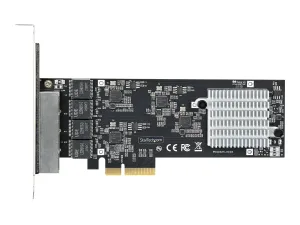 Startech Carte Réseau PCIe à 4 Ports 2,5 Gbps NBASE-T, Intel I225-V - miniature 1