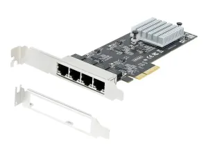 Startech Carte Réseau PCIe à 4 Ports 2,5 Gbps NBASE-T, Intel I225-V - miniature 5