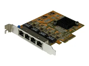 Startech Carte réseau PCI Express à 4 ports Gigabit Ethernet avec chipset Realtek RTL8111G - miniature 3