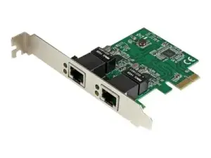 StarTech .com Carte adaptateur réseau serveur Gigabit PCI Express double port - miniature 2