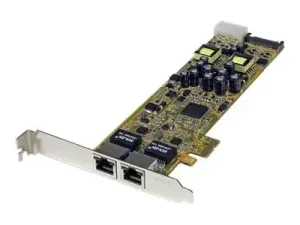 StarTech .com Carte Réseau PCI Express 2 ports Gigabit Ethernet RJ45 10/100/1000Mbps - miniature 5