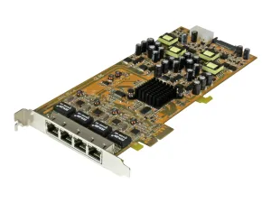 StarTech .com Carte réseau PCIe à 4 ports Gigabit Power over Ethernet - miniature 4
