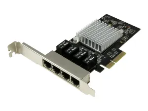 Startech Carte réseau PCI Express à 4 ports Gigabit Ethernet avec chipset Intel I350-AM4 - miniature 5