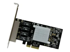 Startech Carte réseau PCI Express à 4 ports Gigabit Ethernet avec chipset Intel I350-AM4 - miniature 3