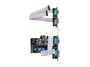Startech Carte Série PCIe à 4 Ports, Carte 4 Ports RS232/RS422/RS485 - miniature 1