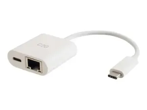 C2G USB C to Ethernet Adapter With Power Delivery - miniature 3