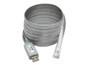 Eaton Tripp Lite Series USB to RJ45 Cisco Serial Rollover Cable, USB Type-A to RJ45 M/M, 6 ft - miniature 4