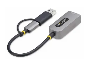 Startech USB-C to Ethernet Adapter w/USB-A Adapter, Realtek RTL8153B - miniature 4