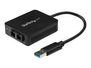 Startech Adaptateur réseau USB 3.0 vers fibre optique SC Gigabit Ethernet jusqu'à 550 m - miniature 3