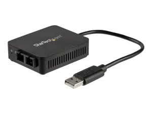 Startech Adaptateur réseau USB 2.0 vers fibre optique SC jusqu'à 2 km - miniature 4