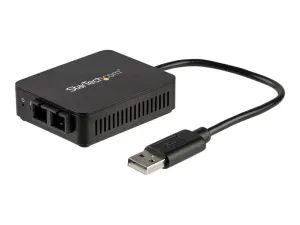 Startech Adaptateur réseau USB 2.0 vers fibre optique SC jusqu'à 2 km - miniature 2