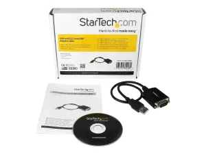 StarTech .com Câble Adaptateur de 30cm USB vers Série DB9 RS232 - miniature 3