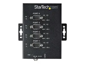 Startech Hub industriel USB vers série RS232 / RS422 / RS485 à 4 ports avec protection électrostatique (ESD) 15 kV - miniature 3
