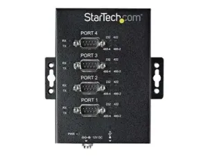 Startech Hub industriel USB vers série RS232 / RS422 / RS485 à 4 ports avec protection électrostatique (ESD) 15 kV - miniature 2