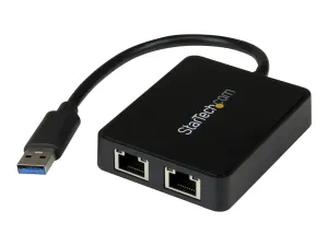 Startech Adaptateur réseau USB 3.0 vers 2 ports Gigabit Ethernet - miniature 3