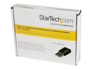 StarTech .com Mini adaptateur / Clé USB 2.0 WiFi 802.11ac - miniature 1
