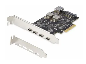 StarTech .com Carte PCIe USB à 5 Ports, USB 3.2 10Gbps, 4x USB-C/1x USB-A - miniature 2